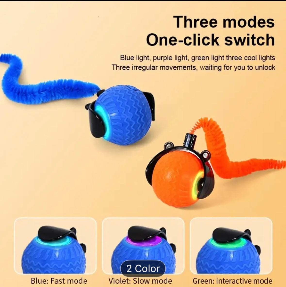 Automatic Rolling Cat Ball Toy