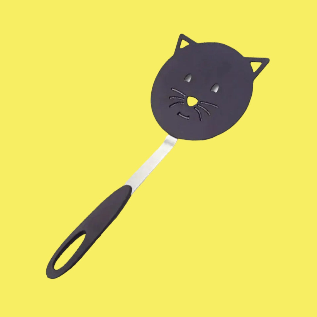 Black Cat Themed Spatula - Illawarra Cat Rescue Support Shop