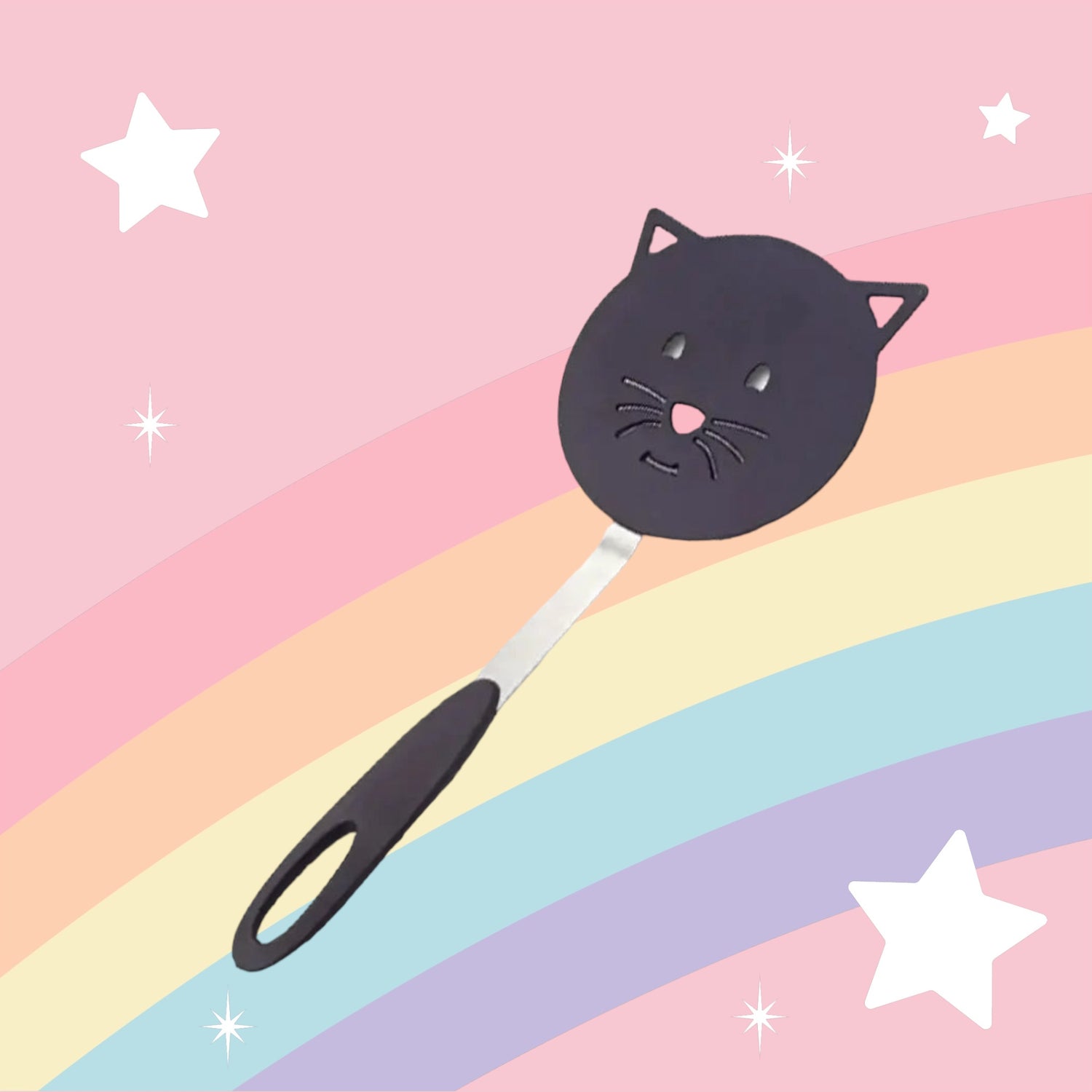 Black Cat Themed Spatula - Illawarra Cat Rescue Support Shop