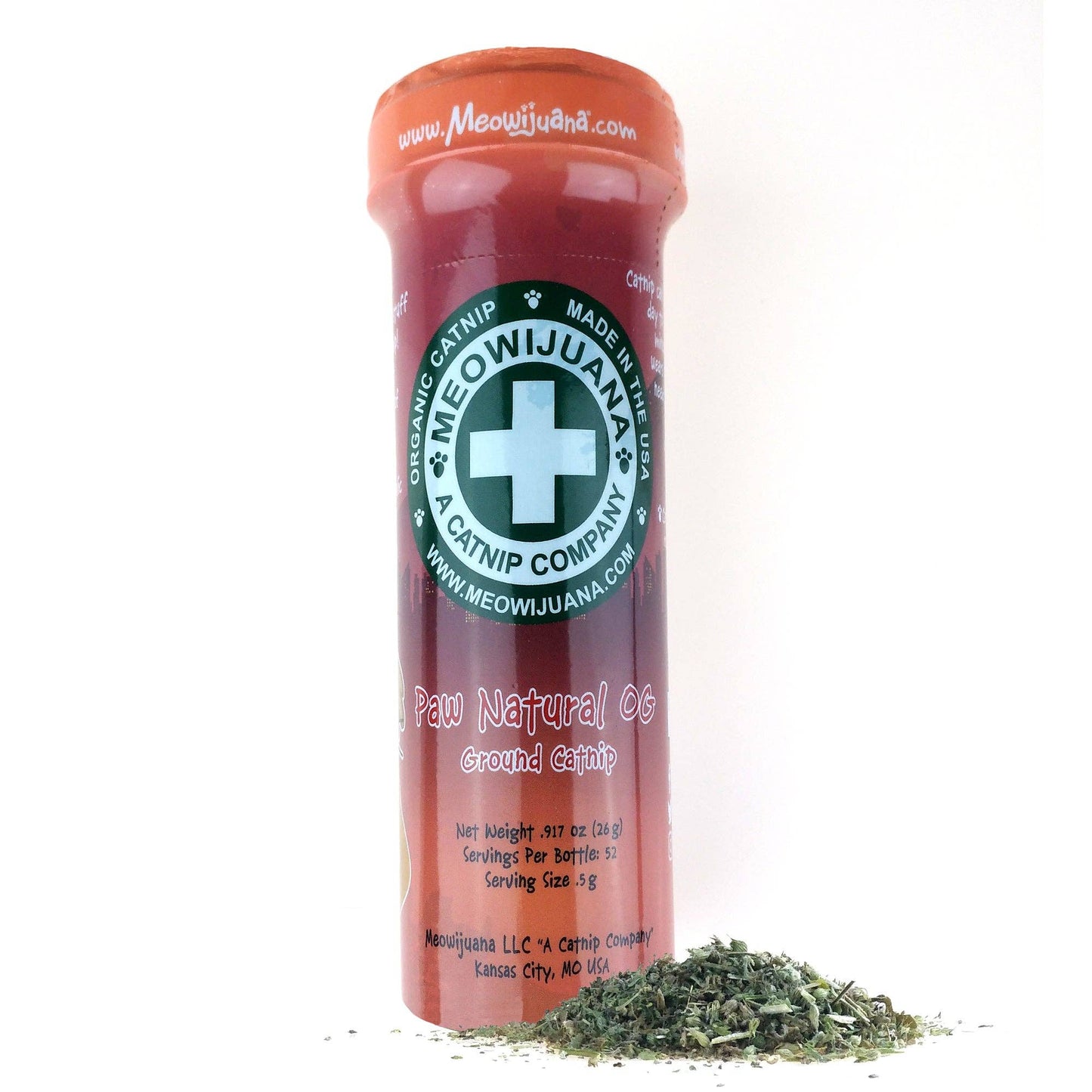 Meowijuana® Paw Natural OG - Ground Catnip - Illawarra Cat Rescue Support Shop