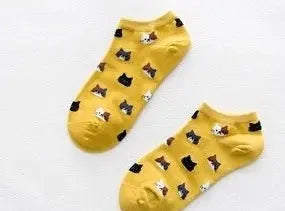 Cat Themed Socks Aus (Size 6-9) Stretch Illawarra Cat Rescue Support Shop