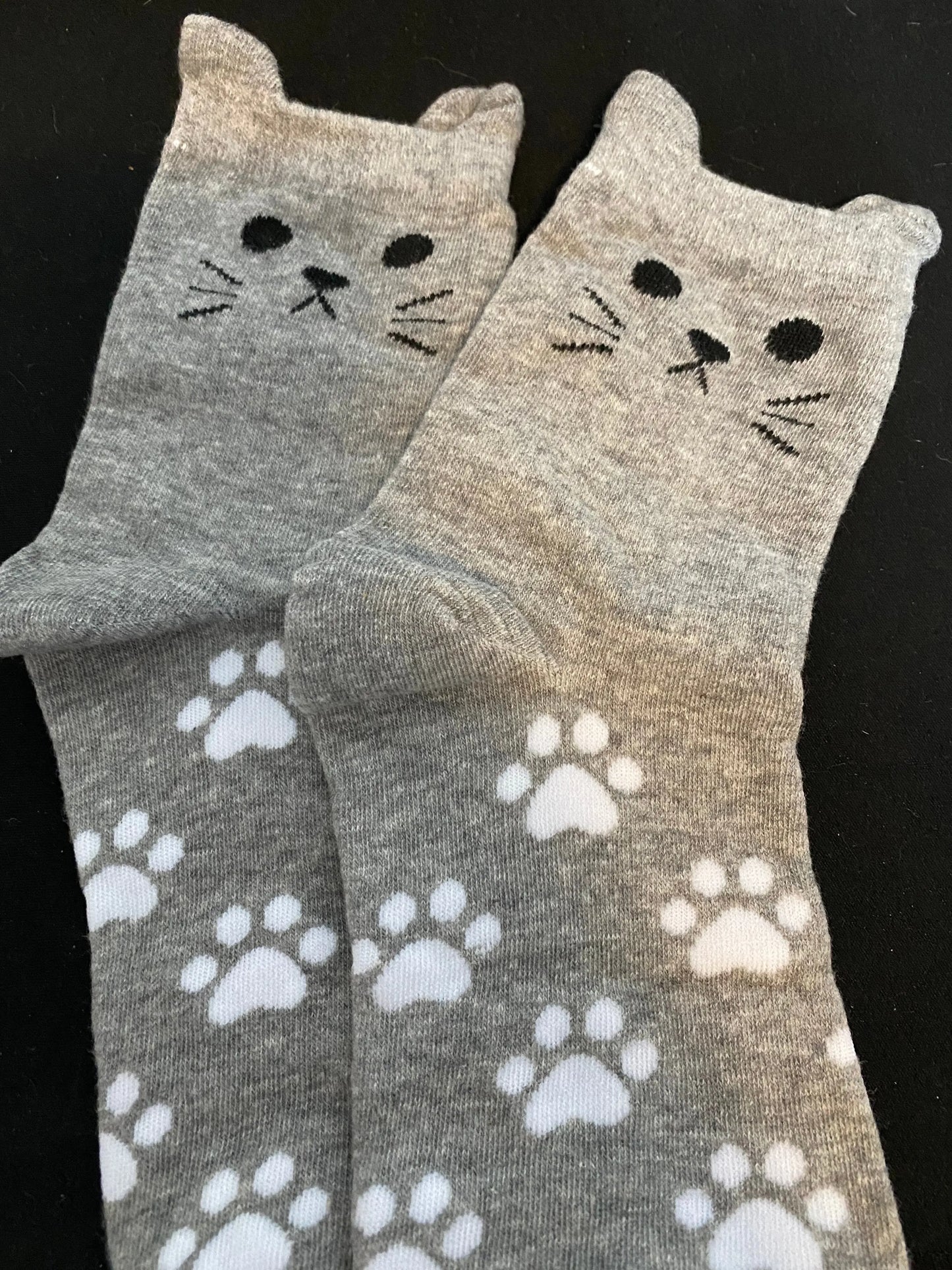 Cat Themed Socks Aus (Size 6-9) Stretch Illawarra Cat Rescue Support Shop