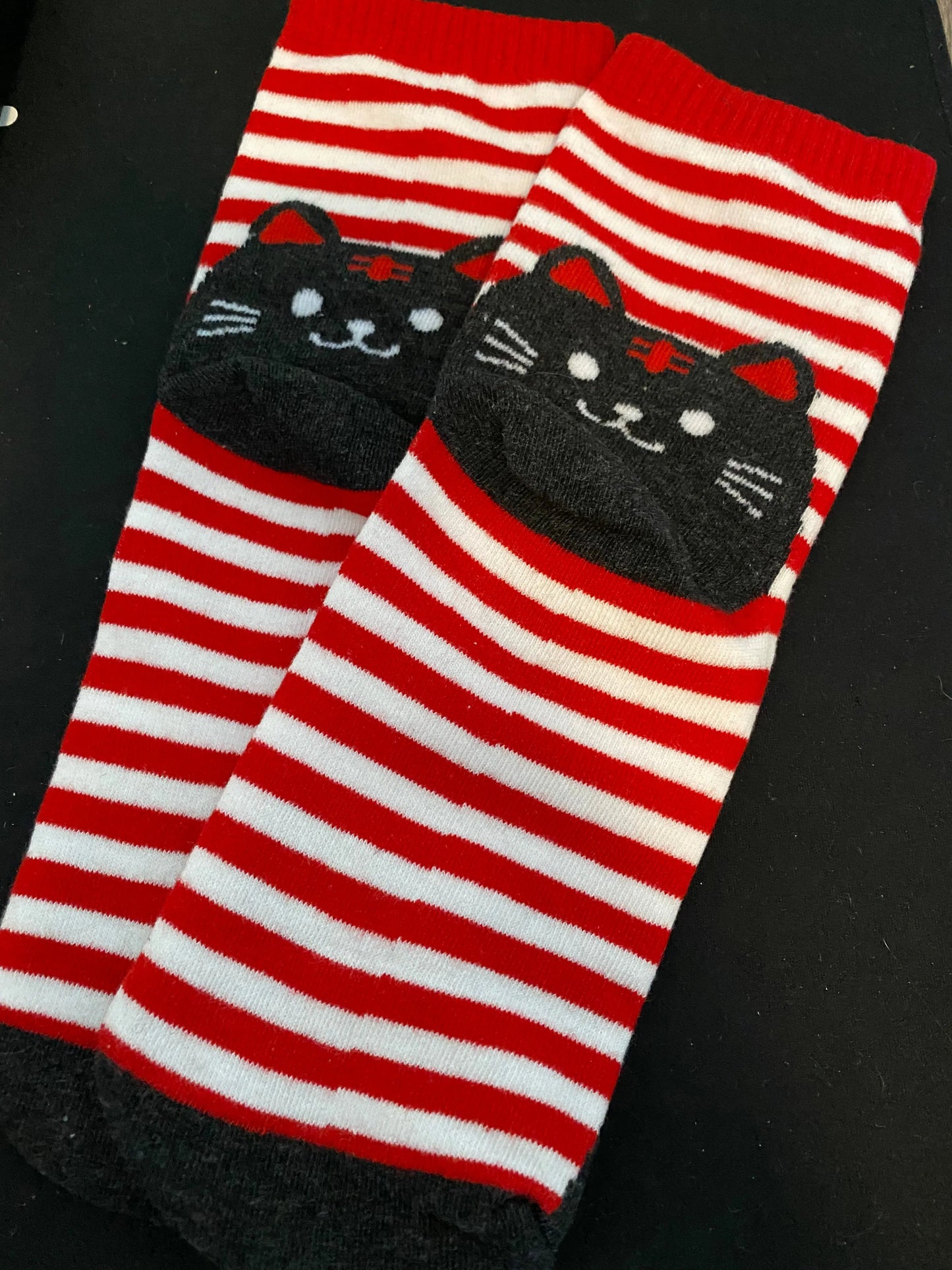 Cat Themed Socks Aus (Size 6-9) Stretch Illawarra Cat Rescue Support Shop