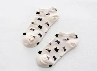 Cat Themed Socks Aus (Size 6-9) Stretch Illawarra Cat Rescue Support Shop