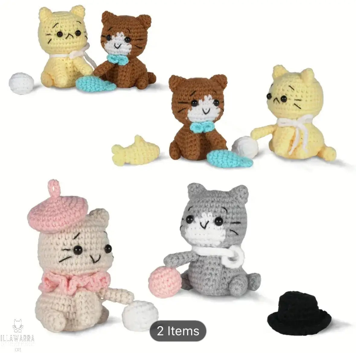 Cute Cat Crochet Kit Illawarra Cat Rescue Support Shop