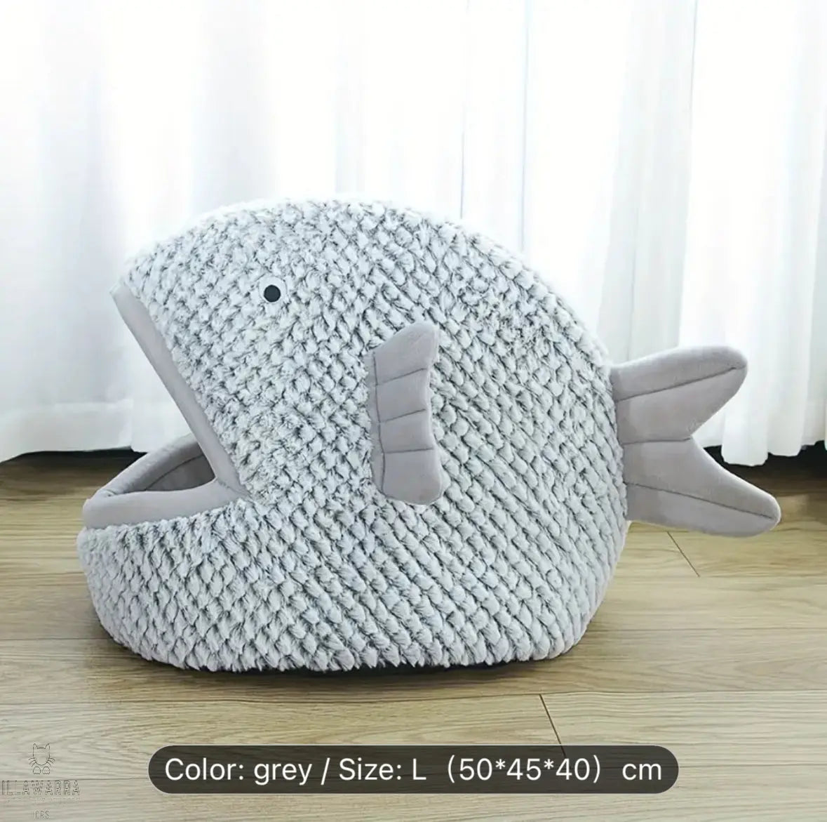 Fish Shaped Cat Bed-Large Illawarra Cat Rescue Support