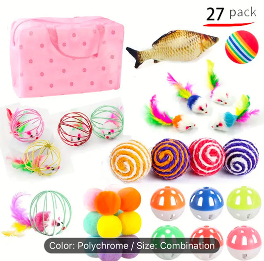 27 Piece Cat Toy Set