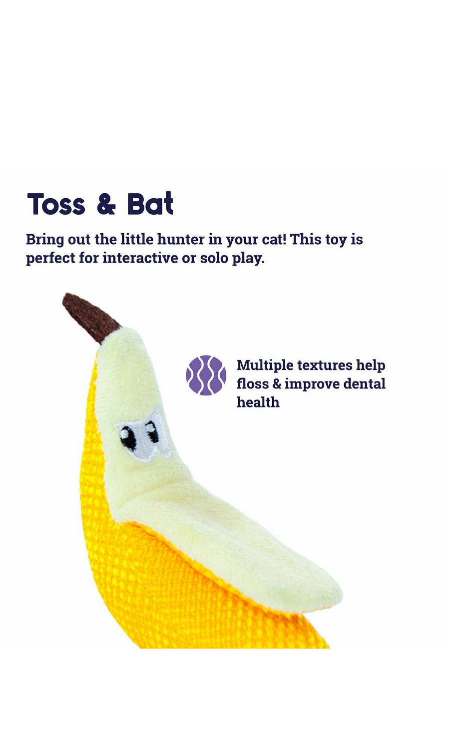 Catstages - Dental Banana Toy