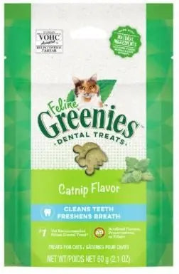 GREENIES Feline Cat treats - Catnip 60G Greenies