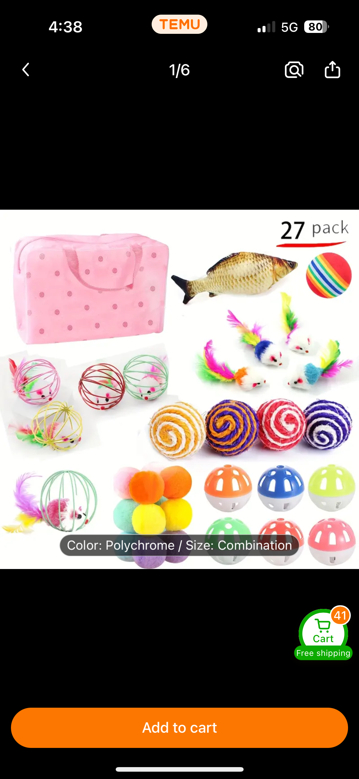 27 Piece Cat Toy Set