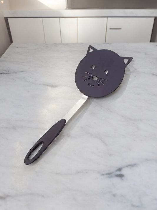 Black Cat Themed Spatula - Illawarra Cat Rescue Support Shop