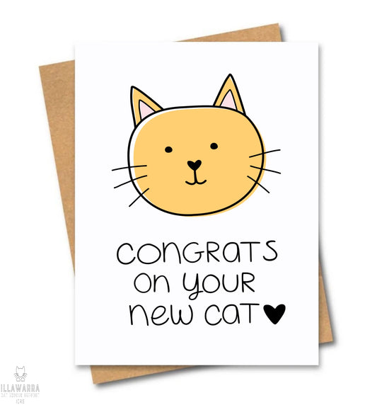 New Cat - Greeting Cards Friends of Henry Paper Co