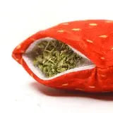 REDUCED - Get Sprung Catnip Refillable Strawberry Cat Toy Meowijuana