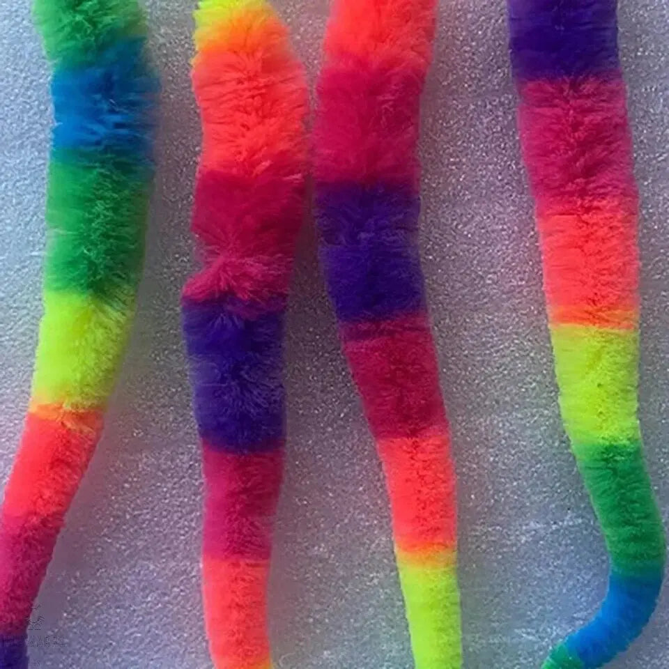 Rainbow Worm Ball Toy Illawarra Cat Rescue Support Shop