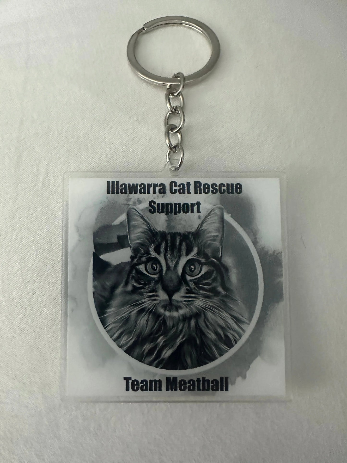 Supporters Key Ring Illawarra Cat Rescue Support Shop